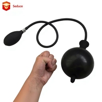 Vente en gros de plug anal gonflable en silicone pour hommes - Jouets de dilatation anale surdimensionnés, étanches IPX5, masturbation