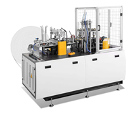 Machine de formage de gobelets en papier à grande vitesse entièrement automatique (100-110 pièces/min, 2-9 oz) à moteur et engrenage, simple/double PE, pour boissons chaudes - Vente chaude