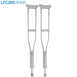 Béquilles médicales réglables en hauteur, antidérapantes, en acier inoxydable, aide à la marche pour personnes âgées, soutien à la mobilité - Product Image 2