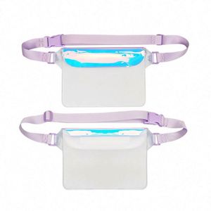 New Custom Boating Swimming Laser Pvc Transparent <b>Pouch</b> Bag Purse Bum Bag Waterproof Clear Pvc Waist Bag Fanny Pack - Product Image 1