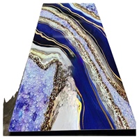 Panneau Mural Décoratif Intérieur en PVC Haute Brillance Effet Marbre UV 3D – Dalles Murales et Revêtements Muraux