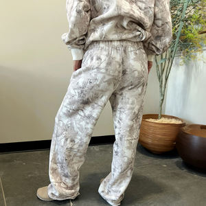 Dear-Lover Set Felpa con Cappuccio e Pantaloni da <span class=keywords><strong>Donna</strong></span> in Stile Woodland Camo Grigio Chiaro, Produzione all'Ingrosso di <span class=keywords><strong>Abbigliamento</strong></span> Boutique - Product Image 4