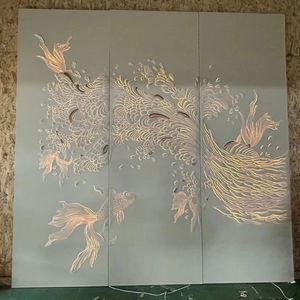 Современная 3D кожа резьба светящийся фон настенная панель Высокое качество украшения дома водонепроницаемый огнестойкий и влагостойкий - Product Image 6