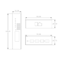 Convertisseur Ethernet 4 ports RS485 HUAIOT E604, Serveur de périphériques série, Passerelle Modbus, Montage sur rail DIN/mural, MQTT, Large plage de tension