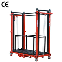 Plate-forme élévatrice d'échafaudage électrique mobile de vente chaude pour l'échafaudage de levage électrique en aluminium de construction