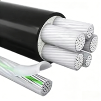Câble d'alimentation basse tension YJLV-0.6/1KV à conducteur en aluminium, isolation XLPE, gaine en PVC pour les mines, les centrales électriques et la construction