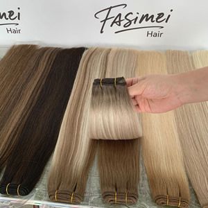 Fasimei Extension di Capelli Umani di Alta Qualità, Super Double Drawn, Tessitura a Macchina, Pronte per la Spedizione, Cuticole Allineate - Product Image 2