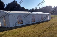 Chapiteau extérieur de mariage d'événements 100 personnes robuste tentes à cadre en aluminium