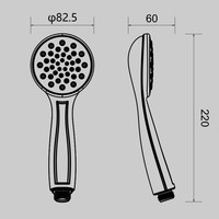 Xiamen Mini pulvérisateur de douche à main économique Bidet pratique et moins cher pour une utilisation en appartement Type d'accessoire de robinet de salle de bain