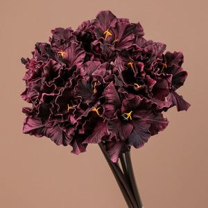 Greenway Artificial Clivia Single Stem PU <b>Flowers</b> Orange Green Purple Brown Wedding Home Decor <b>Ornaments</b> - Product Image 3