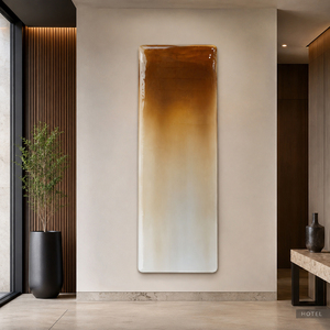 Glossy Epoxy Resin Art Wall Decor Modern Gradient Resin Wall Art Sculpture Large Decoration <b>for</b> Home Hotel Project Interior - Product Image 1