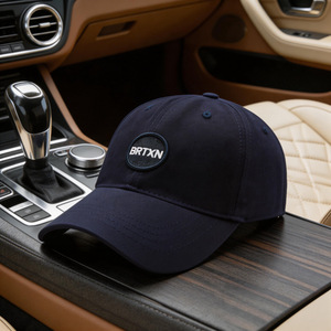BRTXN Baseball Cap Cotton Yarn Solid Color Embroidered Women's Hat <b>Sunscreen</b> Breathable Windproof - Product Image 1