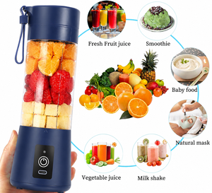 Verified B2B Factory Cordless Fruit Juicer Portable Blender Smoothie Cup Powerful Ice Crusher For Outdoor Camping Fishing - Product Image 3