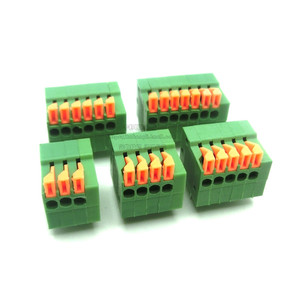 KF141V bahar tipi PCB terminali 2.54MM 2/3/4/5-6/7/8P lehimsiz eklenebilir - Product Image 1