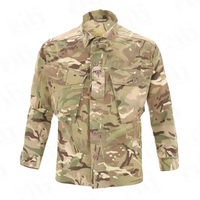 Tenue de Combat Tactique Camouflage Britannique en Gros : Chemise et Pantalon de Combat pour la Chasse et l'Entraînement en Extérieur (Jungle/Désert)