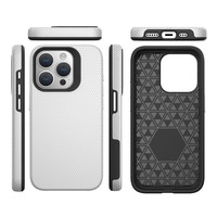Détachable 2 en 1 TPU PC Couverture Arrière Triangle Motif Mobile Téléphone Cas Pour iPhone 15 14 13 12 Pro Max