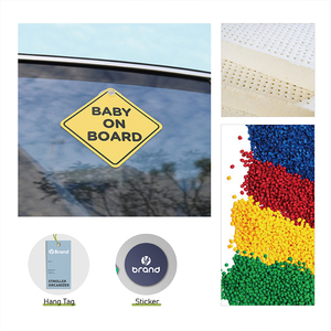 Señal de advertencia de ventana de coche personalizada con ventosa <span class=keywords><strong>para</strong></span> uso de seguridad del bebé - Product Image 3