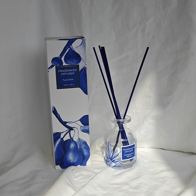 Wholesale Essential Aroma Oil Diffuser Set Home and Hotel Use-Glass Reed Diffuser with Scented Oil for Air Freshening