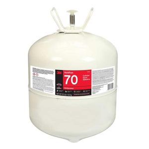 Adhésif en spray 3M HoldFast 70, transparent, multi-usages, réservoir de 27,3 lb - Product Image 1