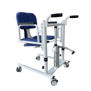 Chaise de <span class=keywords><strong>transfert</strong></span> pour patients handicapés avec roues <span class=keywords><strong>Lit</strong></span> pour personnes <span class=keywords><strong>âgée</strong></span>s Capacité de 150 kg Léger Pliable Réglable - Product Image 1