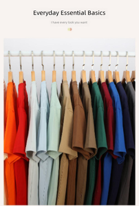 T-shirt décontracté pour homme, 100 % coton, coupe ample, manches courtes, respirant, couleur unie, 250 g, idéal pour l'été - Product Image 3