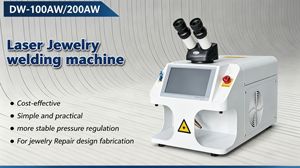 Machine laser YAG professionnelle de haute précision pour la réparation de bijoux, de montres et dentaire, type portable de bureau, refroidie par eau - Product Image 3