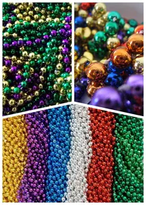 6mm 7mm 8mmMardi Gras Parade Throws Mardi Gras Beads Bulk Mardi Gras Throw Beads Custom Mardi Gras Beads