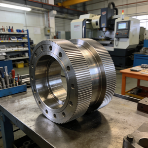 Gear Hobbing <b>Machine</b> CNC Precision Parts Service Custom CNC Machining Stainless Steel Tolerance Machined Parts for Gearboxes - Product Image 1