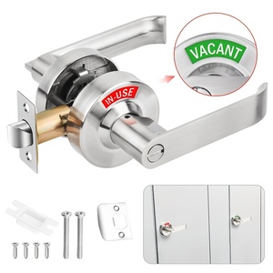 Cerradura de Palanca con Indicador de Privacidad para Baños de Grado Comercial, Letrero Grande de Ocupado/Libre para Escuelas, Oficinas, Restaurantes y Hospitales - Product Image 1