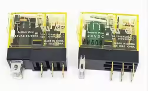 Idec thu nhỏ Led PLC <span class=keywords><strong>Relay</strong></span> RJ1S-C-D24 24V 12A & RJ2S-CL-D24 220VAC 8A sậy tiếp sức lý thuyết với niêm phong bảo vệ - Product Image 2