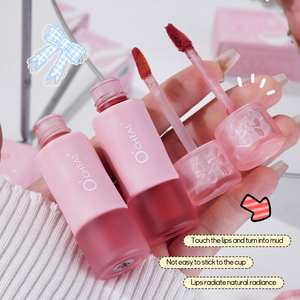 Lip Mud Mousse Velvet Matte Lipstick Larga duración Cheek Blush Lipstick Nude Lip Mud - Product Image 4
