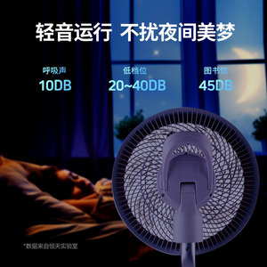 Hts F151 10 In DC Brushless Inverter Desktop <b>Fan</b> <b>Remote</b> <b>Control</b> Oscillating Energy Saving Silent Air Circulator - Product Image 4