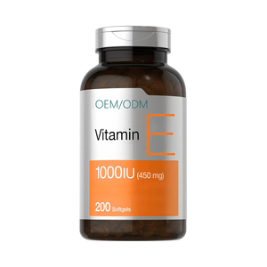 Vendita calda OEM/ODM naturale vitamina <span class=keywords><strong>E</strong></span> capsule morbide Acne Anti-invecchiamento sbiancante vitamina <span class=keywords><strong>E</strong></span> capsule morbide - Product Image 1