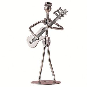 Figura de Artista Musical de Hierro Forjado al por Mayor, Decoración Musical de Metal Hecha a Mano para Regalo de Cumpleaños - Product Image 5