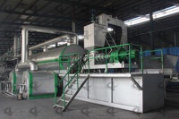 Machine de pyrolyse de pneus usagés en continu