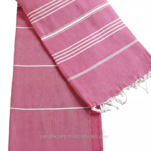 Offre Spéciale Hôtel Fouta Serviette Turc Dobby Terry Border Fouta Serviettes avec votre Design personnalisé et Logo Fabricant en Inde - Product Image 1