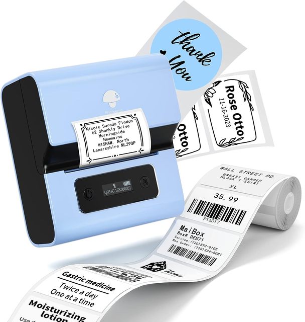 Sticker Label Printing Machine M221 Label Maker Thermal Barcode Label Printer for Barcode/Address/small Business