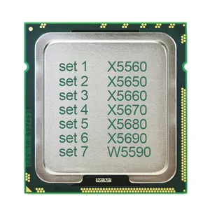 Xeon processador x5560 x5660 x5670, x5680 x5690 w5590 quad/seis núcleos 8m/12m cache 3.33ghz lga1366 cpu