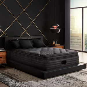 Luxe "Bestseller" Orthopedische Matras Zwart 13Inch Pluche Kussentopmatras Twin Full Queen King - Product Image 2