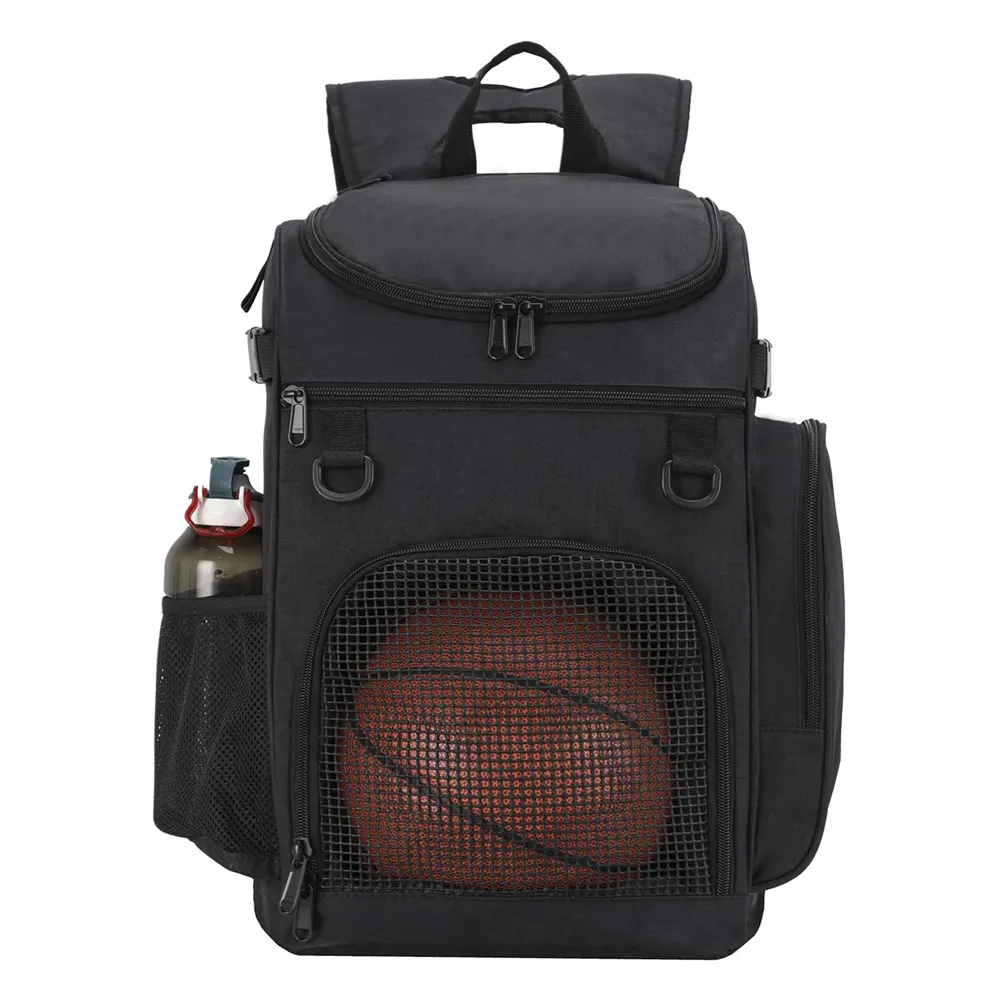 Large Sports Basketball Backpack Soccer Backpack with Laptop Compartment