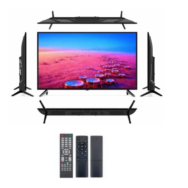 Frameless 43/50/55/65/75 Inch Smart LED TV Television Factory OEM HD 2K 4K Screen LED LCD Android Smart TV WIFI DVB T2 S2