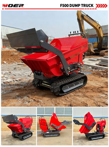 Woer F500 500 кг Строительная площадка мини-гусеничный самосвал дизельный гидравлический самозагружающийся гусеничный самосвал Строительная площадка - Product Image 5