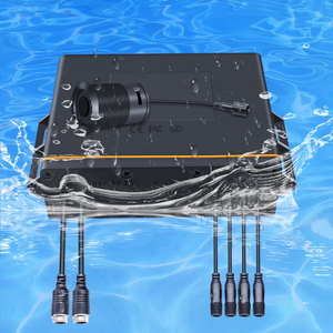 Ccenten xe tải 4-kênh Radar 1-chiều AHD xe tải máy ảnh 7-inch màn hình đảo ngược tầm nhìn hệ thống điện áp rộng Radar giải pháp - Product Image 4