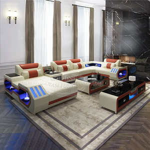 <span class=keywords><strong>2020</strong></span> en gros Produits Chine Smart LED De Luxe En Cuir Italien Nouveau Modèle Salon Canapés - Product Image 4