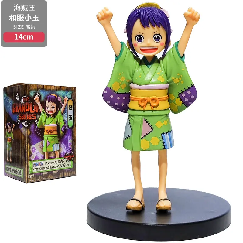 14cm Anime bir adet kimono o-tama Xiaoyu Anime şekil hobiler koleksiyon lia abilia Fan mal PVC Action Figure oyuncak