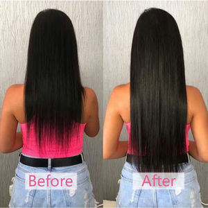 胶带直发巴西人头马天然黑色20支50克/包女性隐形粘合剂 - Product Image 6