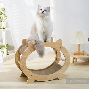 Árbol para Gatos de Papel Corrugado Ecológico e Interactivo <span class=keywords><strong>Petspace</strong></span>, con Forma de Televisor - Product Image 3