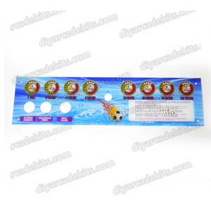 Accesorios DIY para Máquina de <span class=keywords><strong>Pinball</strong></span> Personalizada, Piezas con Patrón de Acrílico para Máquina de Juego de <span class=keywords><strong>Pinball</strong></span> Operada por Monedas, Juego <span class=keywords><strong>Arcade</strong></span> de 6 Bolas - Product Image 4