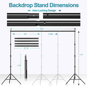 Il set di attrezzature per studio fotografico economico include supporto per fondale, riflettore, Kit di illuminazione per fotografia Set di scatole morbide per ombrelli