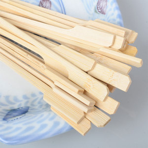 Wegwerp Milieuvriendelijke Bamboe Cocktail Picks Voor Bbq Buitenshuis Gebruik Hamburger Sticks Bar Toepassingen - Product Image 2